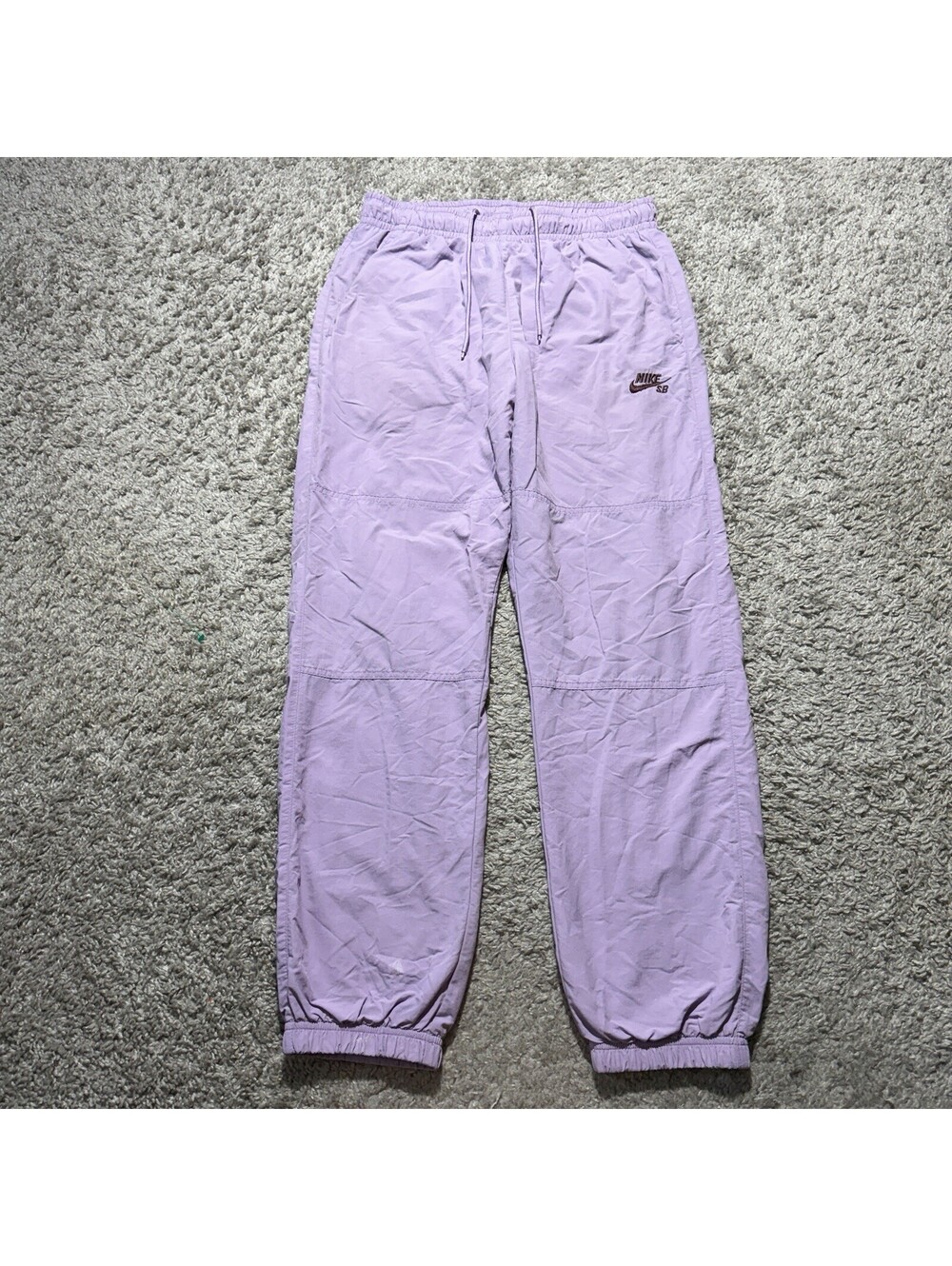 Nike SB Novelty Track Pants Men’s Purple Lined Windbreaker Joggers Small